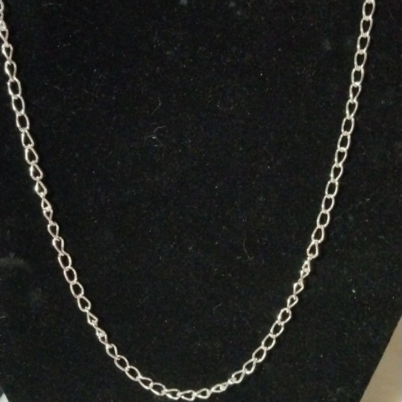 Source Unknown Jewelry - Silver plated chain necklace 18" NWT (sku 429)